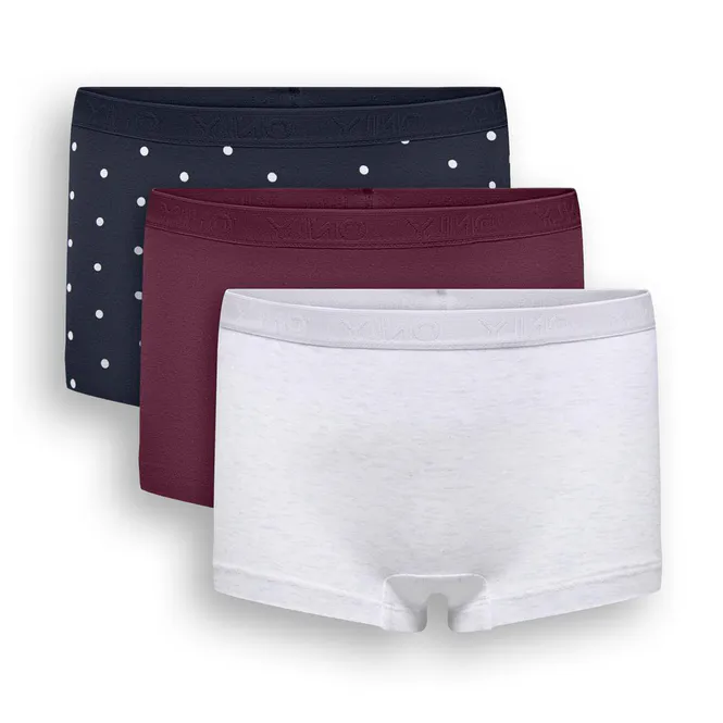 Hovedbilde Kids Only Koglola 3-pack hipster til barn, Fig