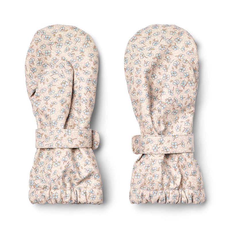 Wheat Rily regnvotter til baby og barn, Lilac Blue Flowers