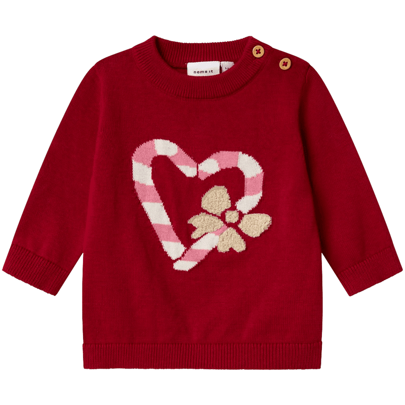 Name It Nbfreamo genser til baby, Jester Red