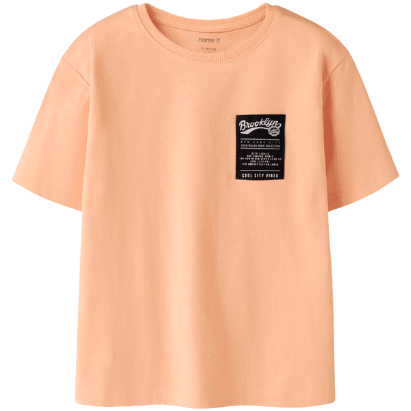 Hovedbilde Name It Nkmvector t-skjorte til barn, Peach Fuzz