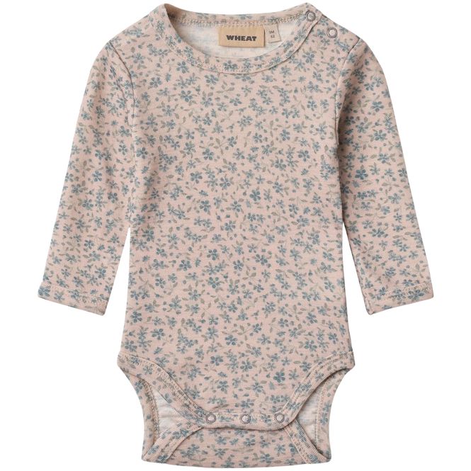 Hovedbilde Wheat Lucca body i ull, Blue Flowers