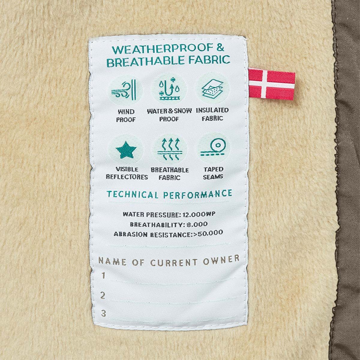 Mini A Ture Wally vinterjakke til småbarn, Tarmac Green