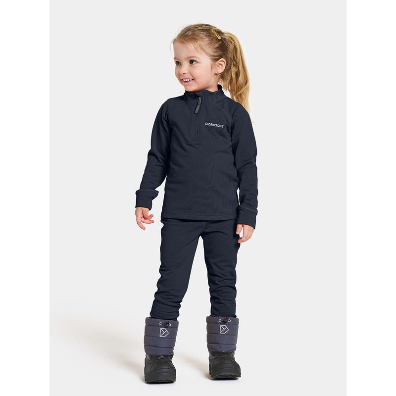 Didriksons Jadis fleece-sett til barn, navy