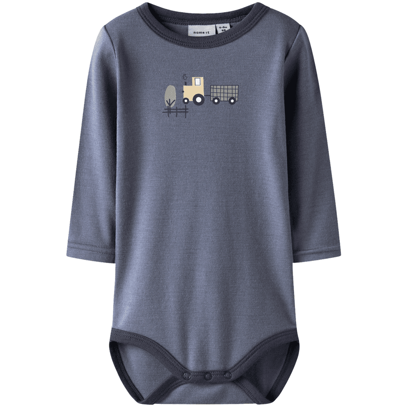 Name It Nbmwillit body i ull, Folkstone Gray