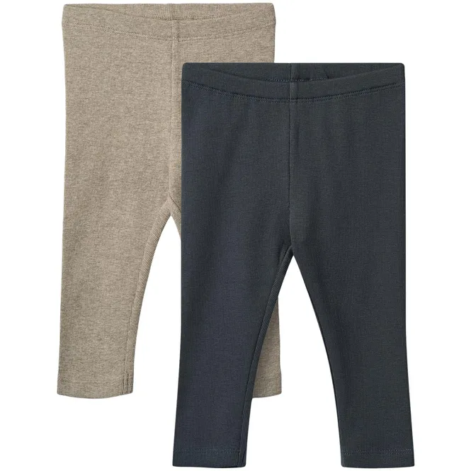 Hovedbilde Wheat Jules 2-pack leggings til baby, Navy