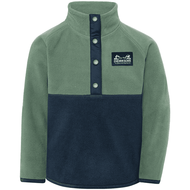 Hovedbilde Didriksons Monte Kids 6 fleecegenser, Dark Moss
