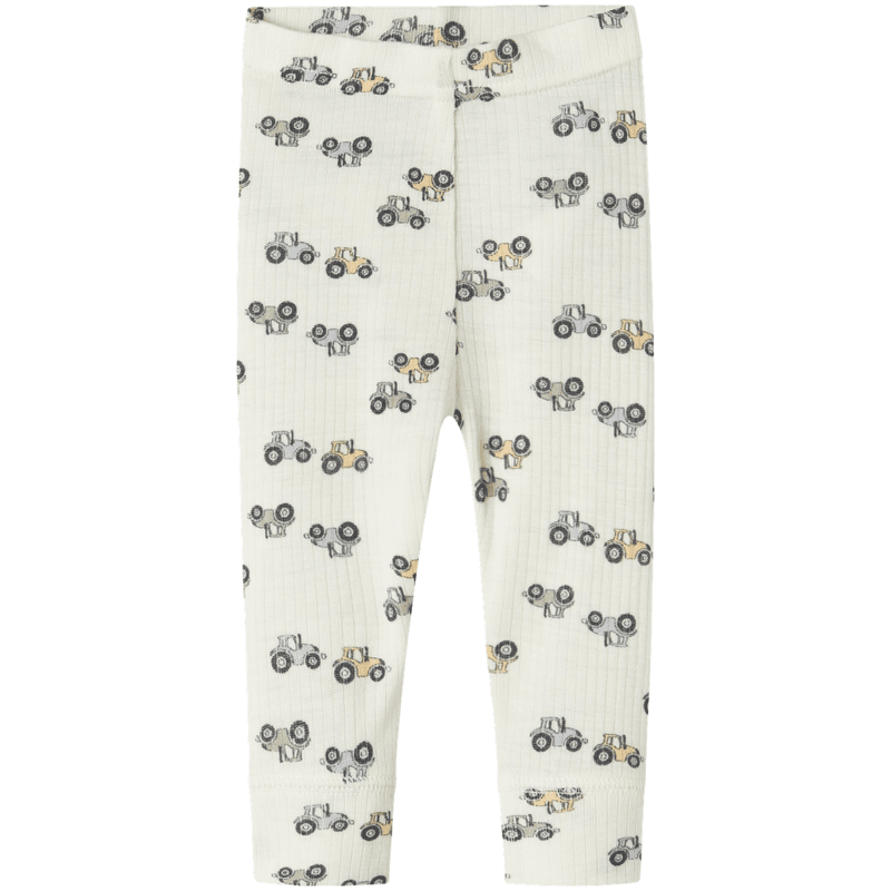 Name It Nbmwang leggings i ull til baby, Coconut Milk