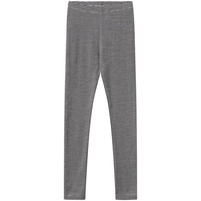 Hovedbilde Wheat Agi leggings i ull til barn, Navy Stripe