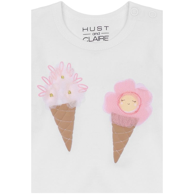 Hust and Claire Hcalma t-skjorte til barn, White
