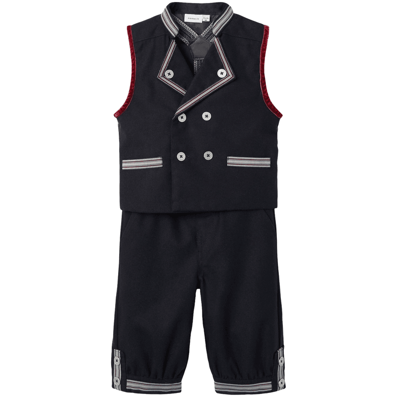 Name It Nmmtrump bunad/festdrakt til småbarn, Dark Sapphire