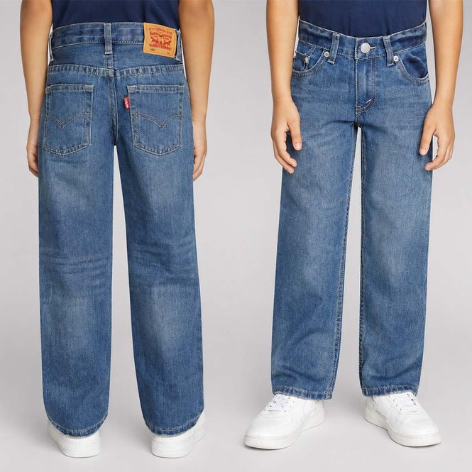 Hovedbilde Levis 505 regular fit jeans til barn, Clouded ...