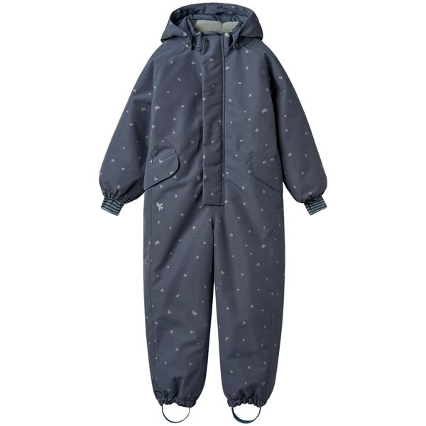 Hovedbilde Wheat Miko vinterdress til barn, Greyblue Letters