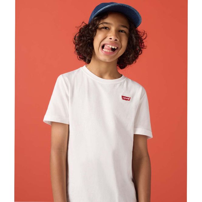Hovedbilde Levis Batwing t-skjorte til barn, White