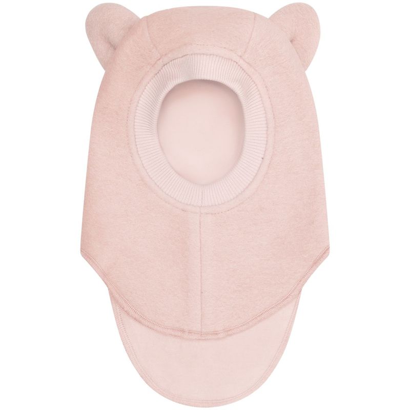 HUTTEliHUT balaclava i ull m/ører, Rose Smoke