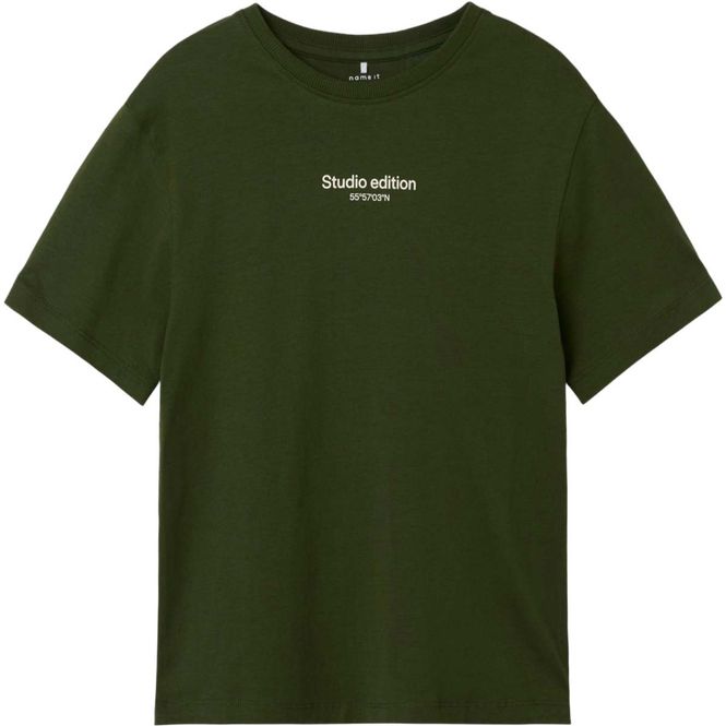 Hovedbilde Name It Nkmbrody t-skjorte til barn, Rifle Green
