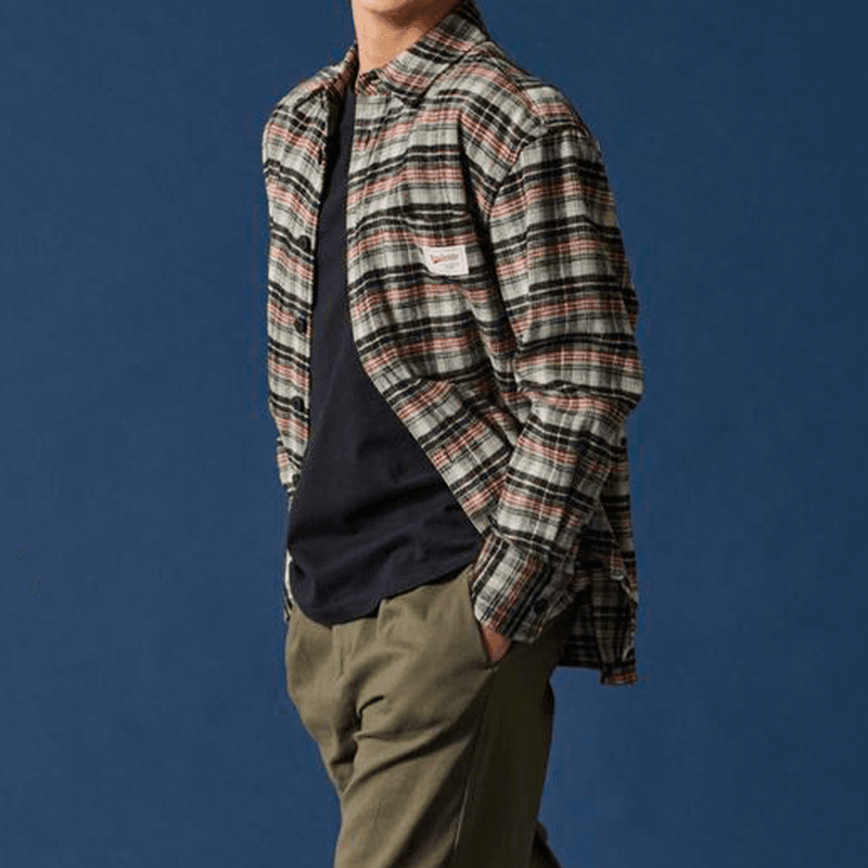Only & Sons Osjjack flanellskjorte, Sequoia