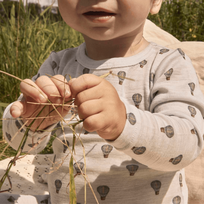 Hovedbilde Lil' Atelier Nbmnoel body i ull, Oyster Mushroom