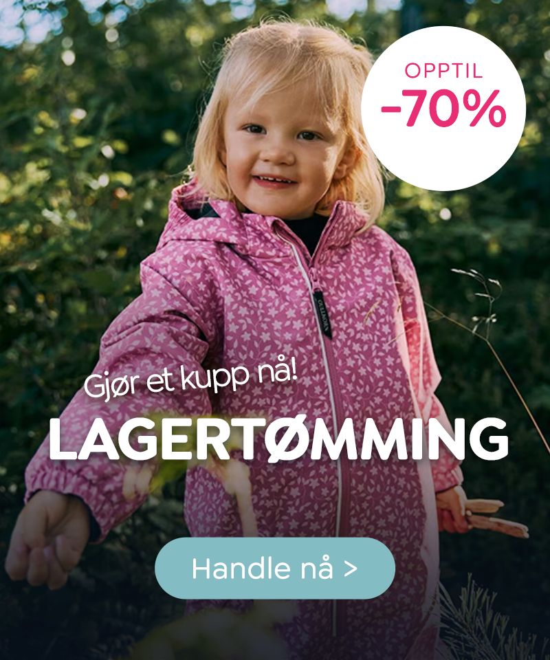 Lagertømming - Gjør et kjempe kupp på en mengde barneklær, yttertøy og sko til barn og baby