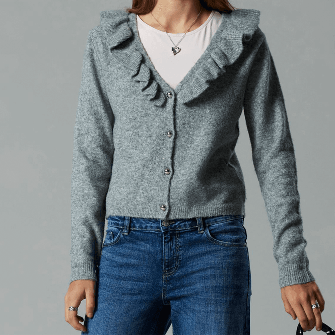 Hovedbilde LMTD Nlfreave cardigan til barn, Light Grey ...