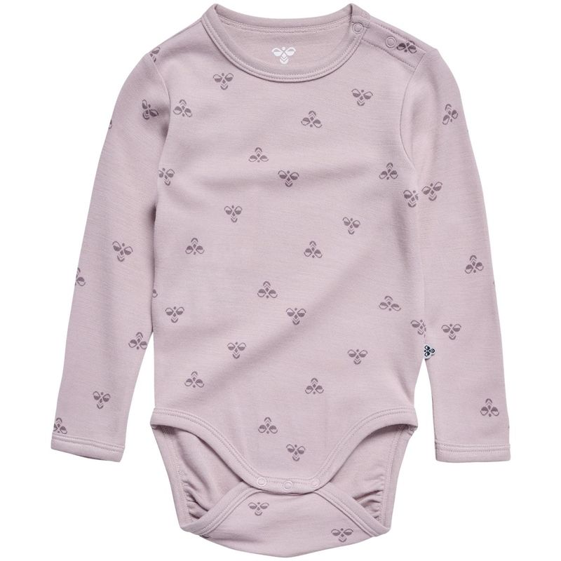 Hummel Hmlmini body i ull/viskose, Cloud Gray