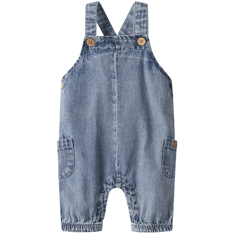 Lil' Atelier Nbntaya overall til baby, Medium Blue Denim