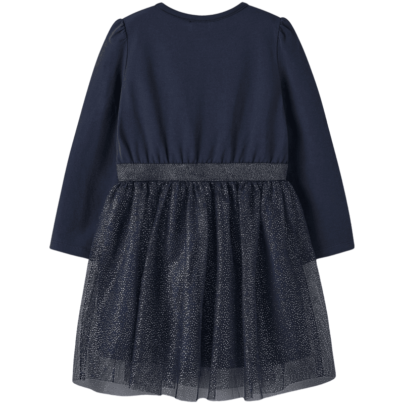 Name It Nmfosimi Frozen kjole til småbarn, Navy Blazer