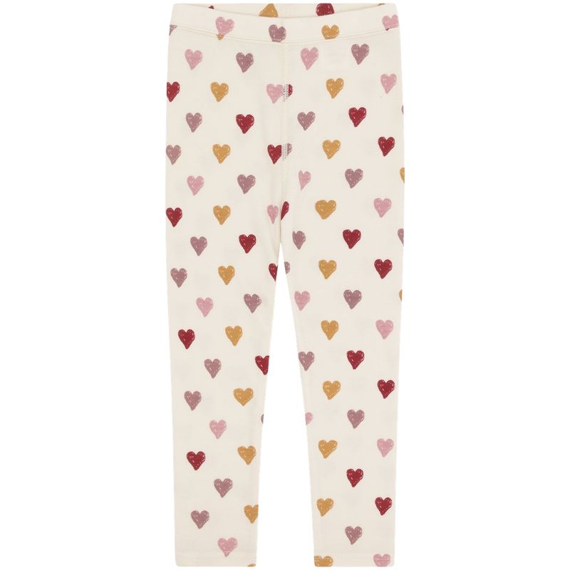 Hust and Claire Hclaki leggings i ull/bambus, Off White
