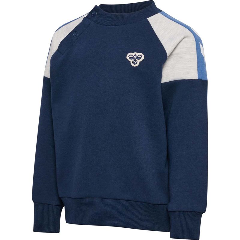Hummel Block sweatshirt til småbarn, Dress Blue