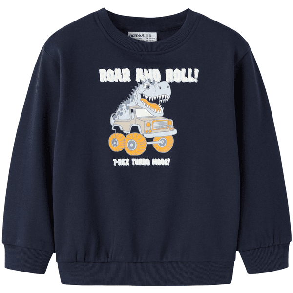 Hovedbilde Name It Nmmvildar sweatshirt til småbarn, Navy ...
