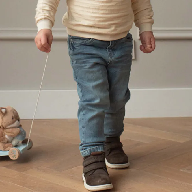 Hovedbilde Dirkje loose-fit jeans til småbarn, Denim light ...