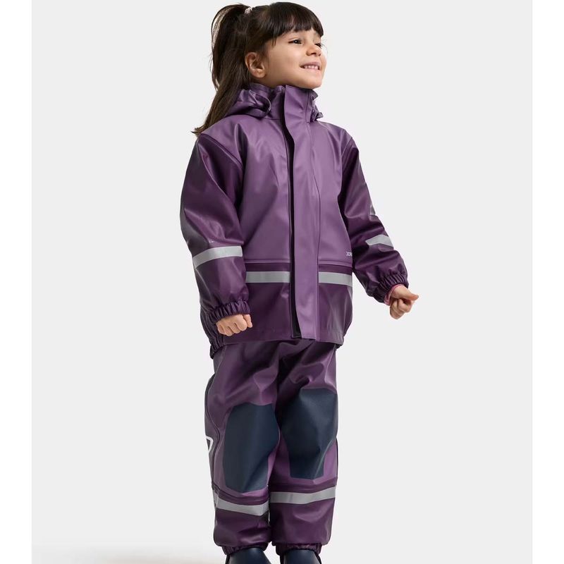 Didriksons Boardman 12 regnsett til barn, Eggplant