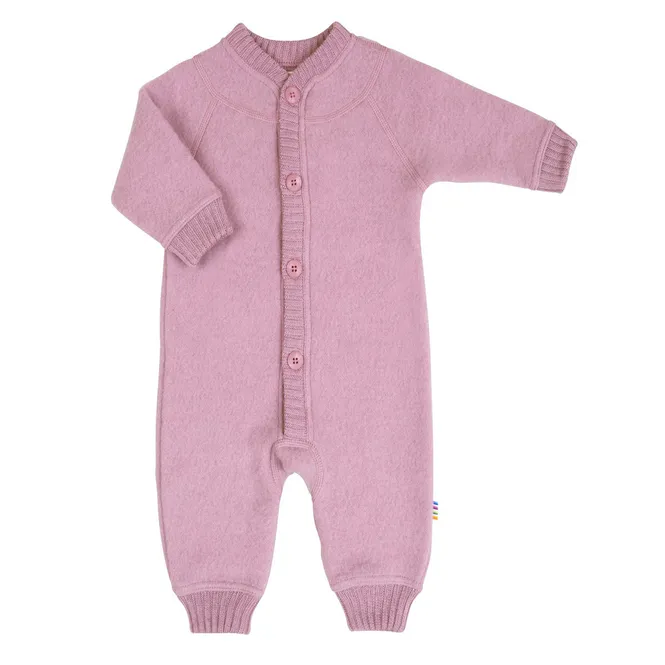 Hovedbilde Joha ullfleece heldress til baby med knapper, Old ...