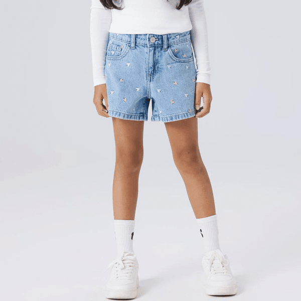 Hovedbilde Name It Nkfbella denim shorts til barn, Light ...