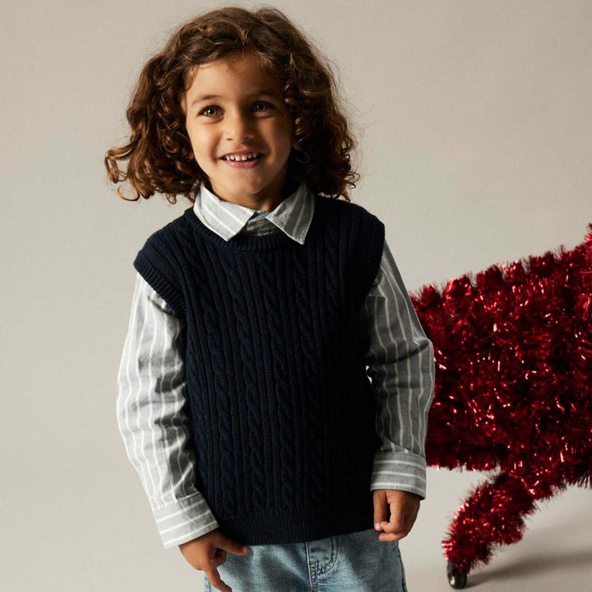 Name It Nmmroman vest til småbarn, Navy Blazer