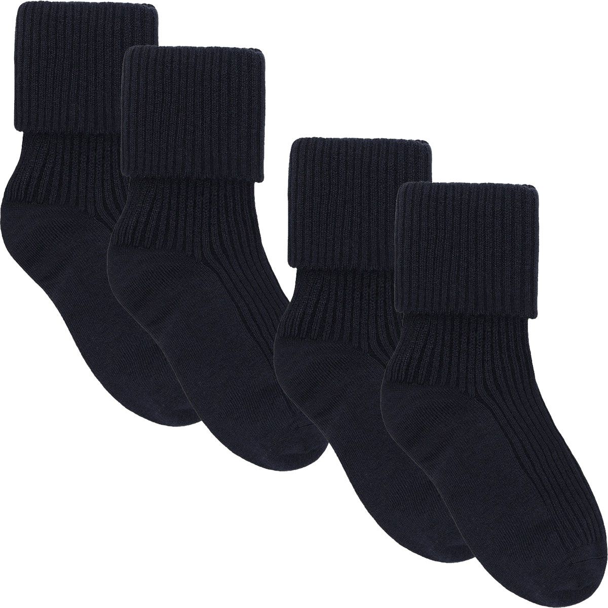 Hust and Claire Flosi 2-Pack Socks Ull/bambus, More Navy