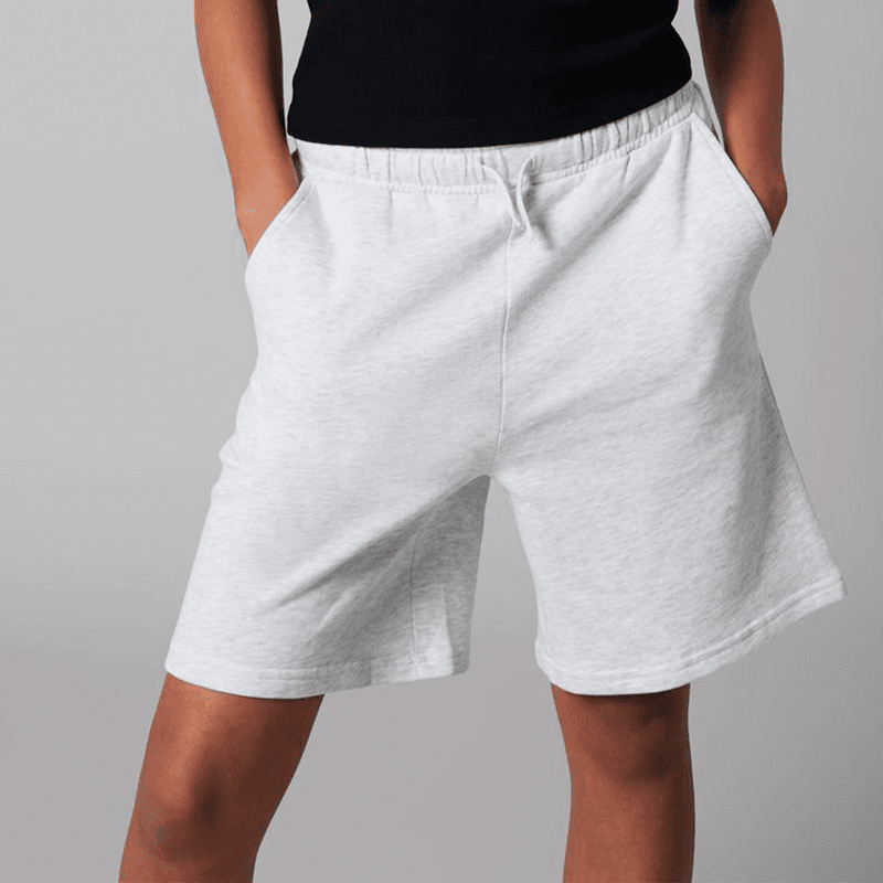 LMTD Nlnnizu shorts til barn, Light Grey Melange
