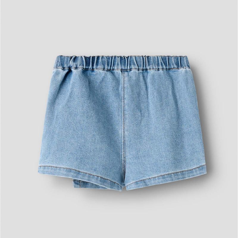 Name It Nmfdiana skort til småbarn, Light Blue Denim
