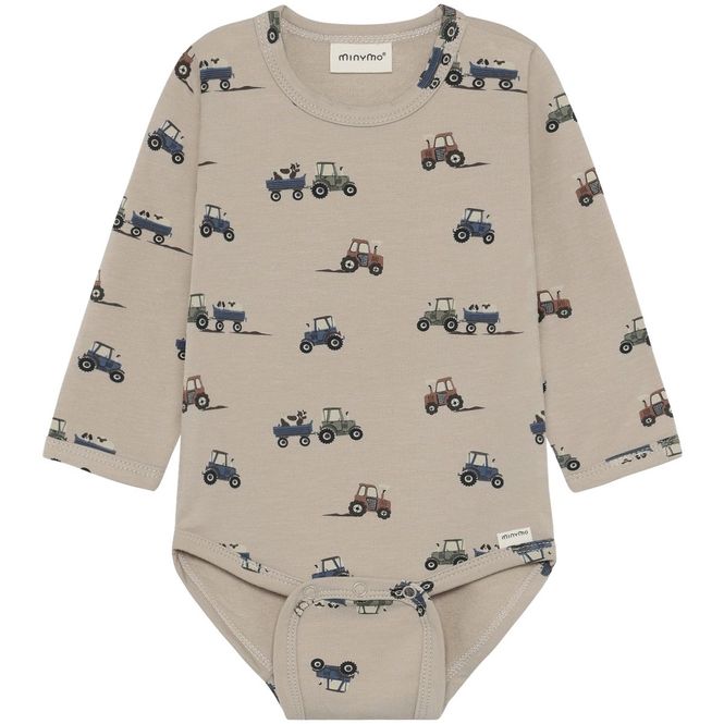 Hovedbilde Minymo body i viskose, Feather Gray