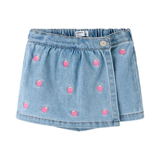 Hovedbilde Name It Nmfdiana skort til småbarn, Light Blue ...