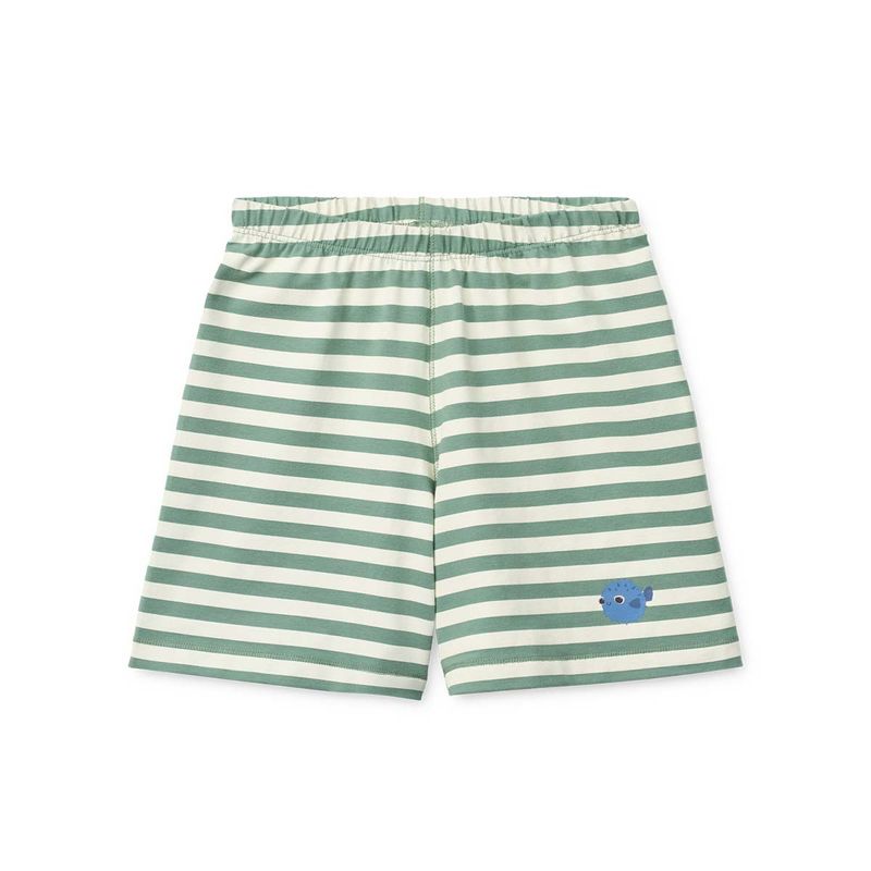 Liewood Ilford shorts-sett til barn, Pufferfish/Peppermint