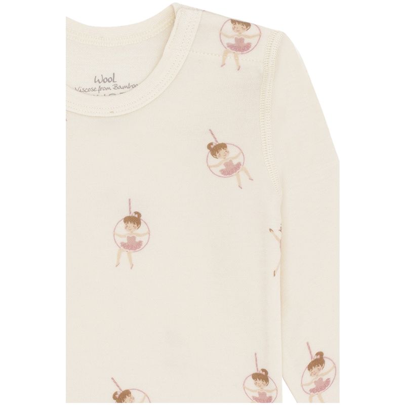 Hust and Claire Baloo Line Dancer ull/bambus body, Off White