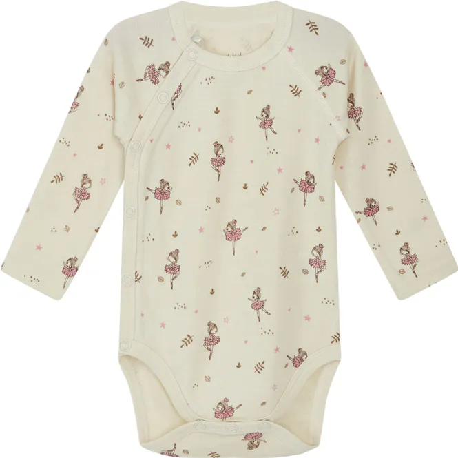 Hovedbilde Hust & Claire ull/bambus omslagsbody ballerina, ...