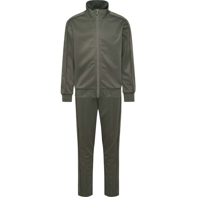 hummel Hmljr Reg Logo tracksuit til barn, Castor Gray