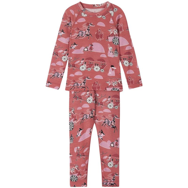Reima Moomin Trivsam ullsett til barn, Rose Blush