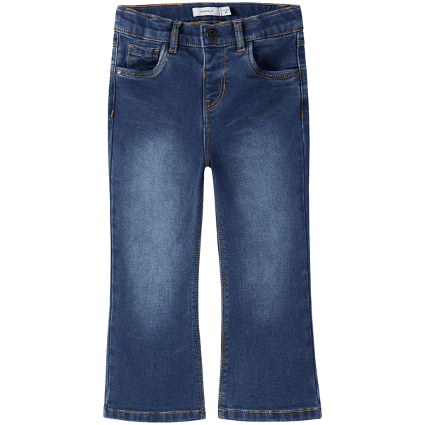 Hovedbilde Name It Nmfsalli boot-cut jeans m/fleece, Dark ...