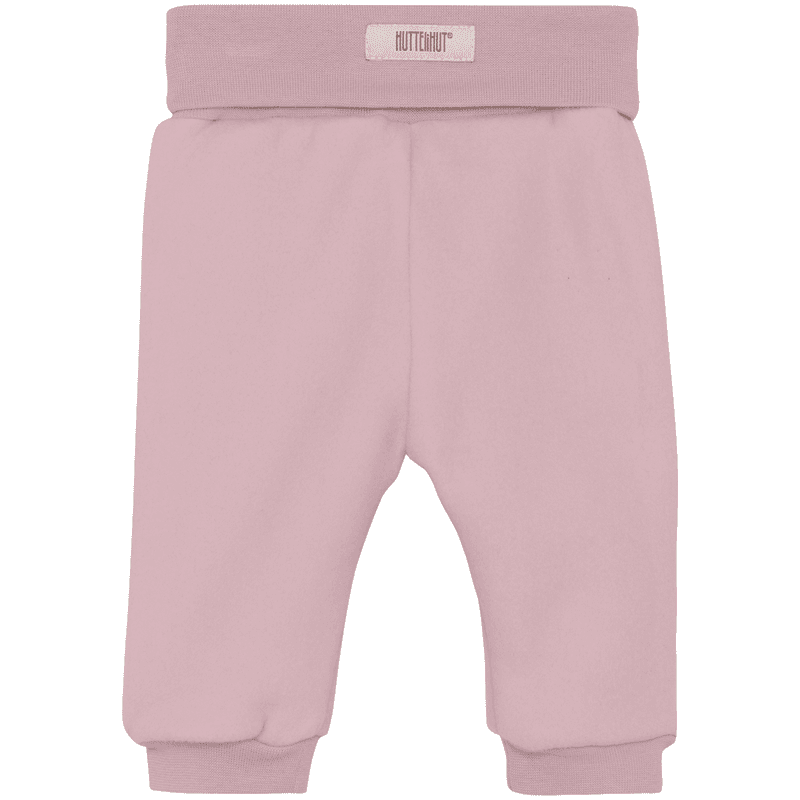 Huttelihut bukse i bomullsfleece, Deauville Mauve