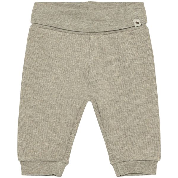 Hovedbilde HUTTEliHUT Rib bukse til baby, White Pepper ...