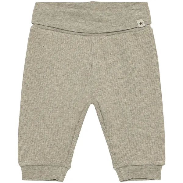 Hovedbilde HUTTEliHUT Rib bukse til baby, White Pepper ...