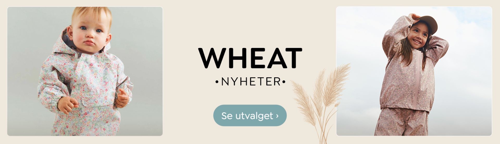 Wheat yttertøy nyheter til baby og barn