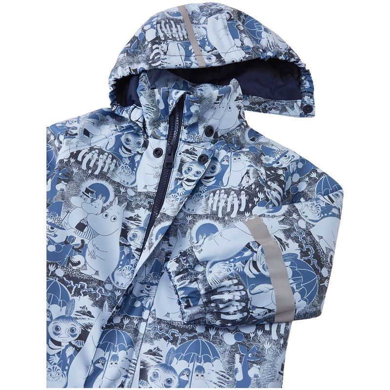 Reima Moomin Rapakko regndress til småbarn, Airy Blue